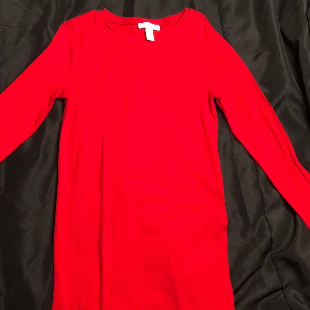 Red body dress
